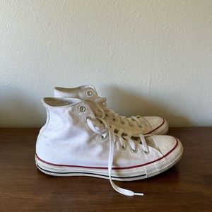 Men’s White Hightop Converse